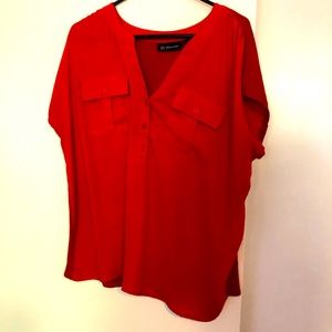 Red blouse